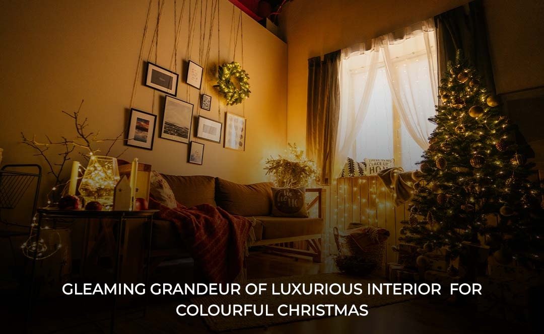Gleaming Grandeur of Luxurious Interior for Colourful Christmas